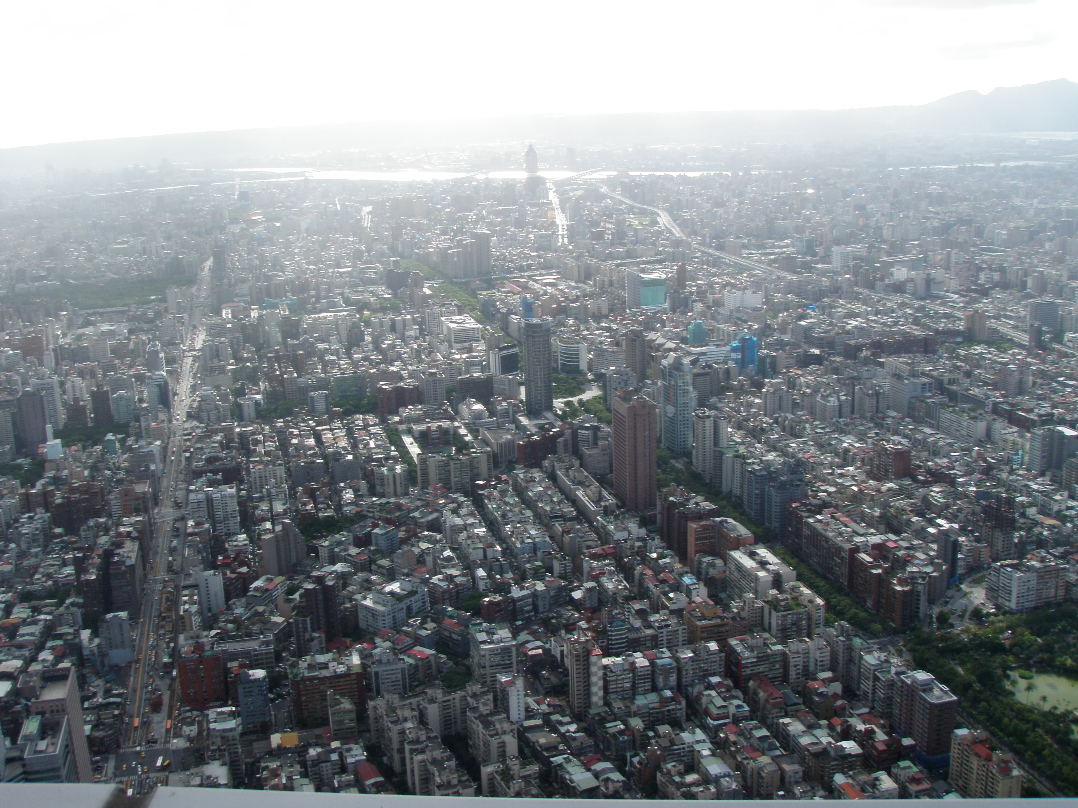 View from the top of Taipei 101
